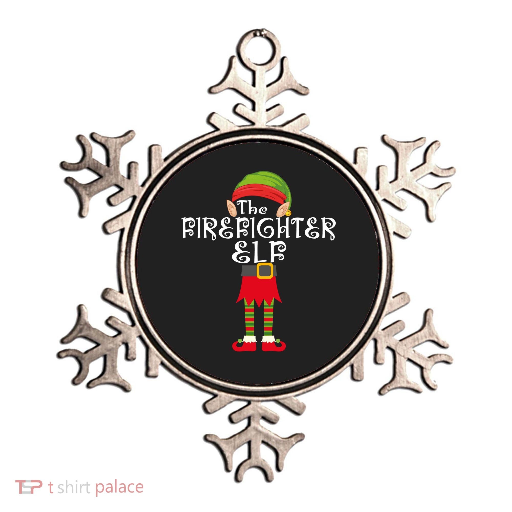The Firefighter Elf Ornament