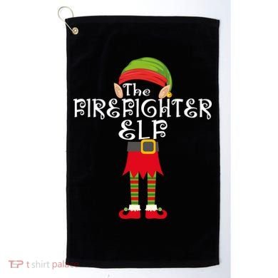 The Firefighter Elf Golf Towel