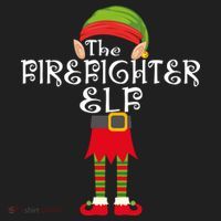 The Firefighter Elf Golf Towel thumb 3