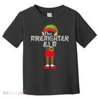 The Firefighter Elf Toddler T-Shirt thumb 0