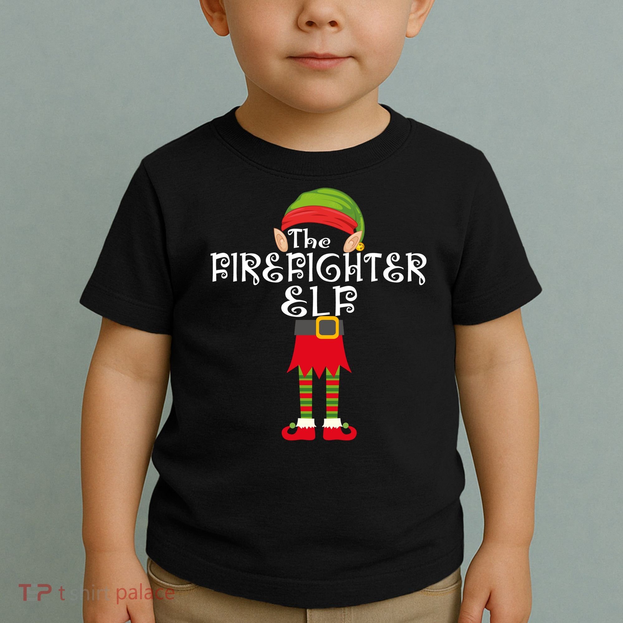 The Firefighter Elf Toddler T-Shirt