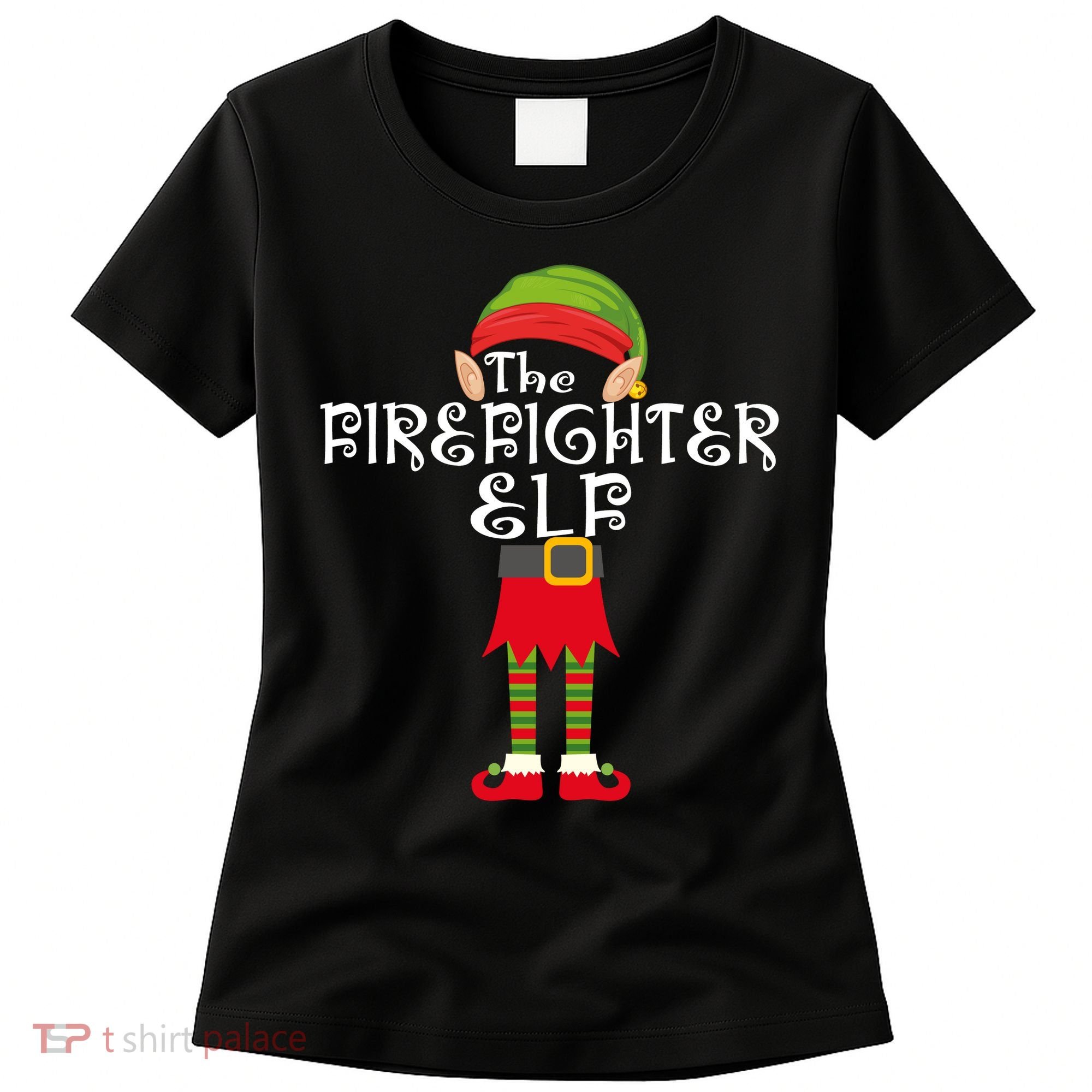 The Firefighter Elf Women's T-Shirt