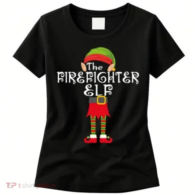 The Firefighter Elf Women's T-Shirt