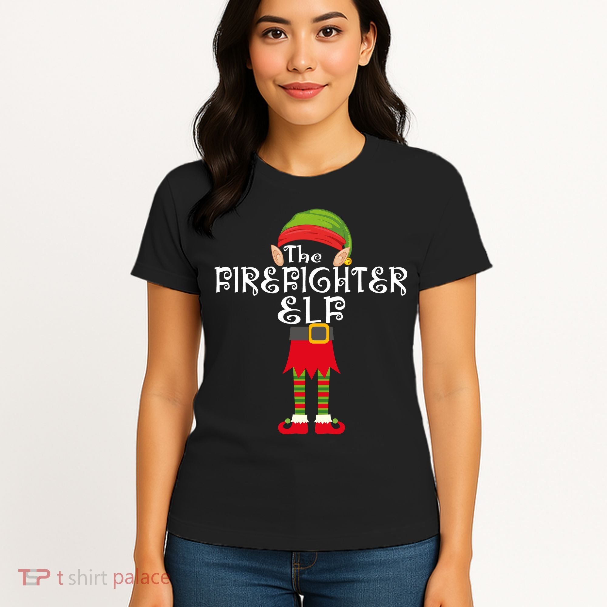 The Firefighter Elf Women's T-Shirt