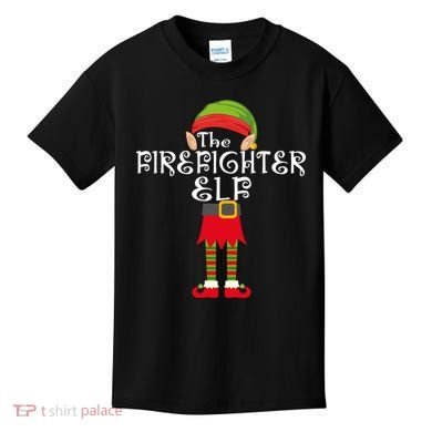 The Firefighter Elf Kids T-Shirt