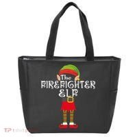 The Firefighter Elf Tote Bag thumb 0