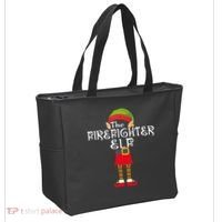 The Firefighter Elf Tote Bag thumb 2