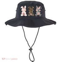 Trio Floral Easter Bunny Cute Bucket Hat thumb 0