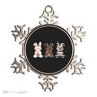 Trio Floral Easter Bunny Cute Ornament thumb 0