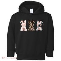 Trio Floral Easter Bunny Cute Toddler Hoodie thumb 0