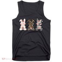 Trio Floral Easter Bunny Cute Tank Top thumb 0