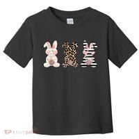 Trio Floral Easter Bunny Cute Toddler T-Shirt thumb 0