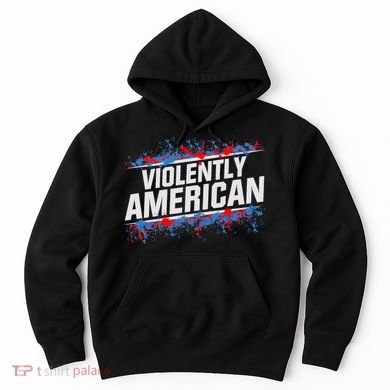 The Fat Electrician Violently American Hoodie