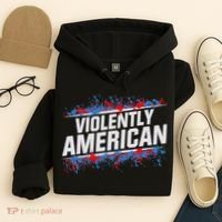 The Fat Electrician Violently American Hoodie thumb 4