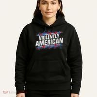 The Fat Electrician Violently American Hoodie thumb 5