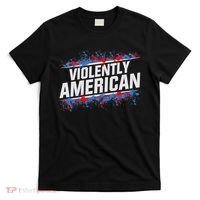 The Fat Electrician Violently American T-Shirt thumb 0