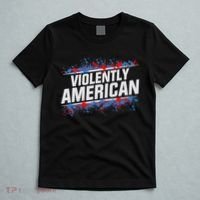 The Fat Electrician Violently American T-Shirt thumb 5
