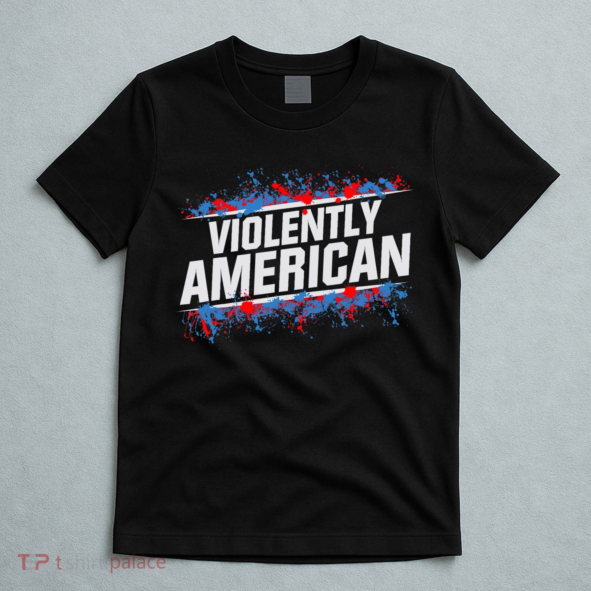 The Fat Electrician Violently American T-Shirt
