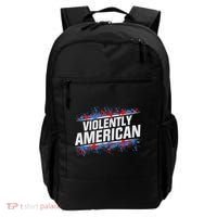 The Fat Electrician Violently American Backpack thumb 0
