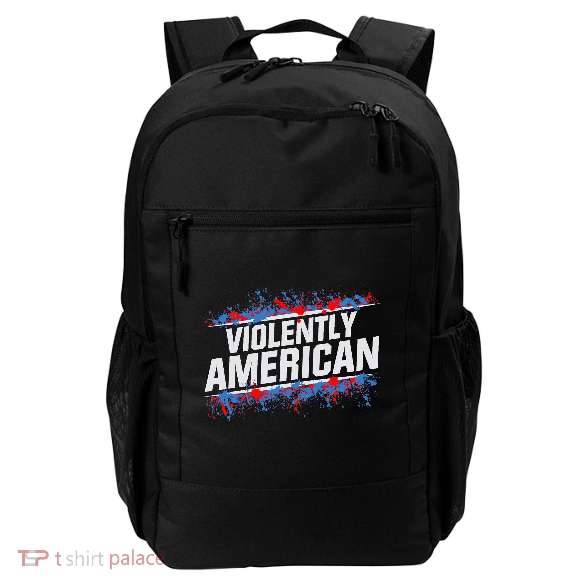 The Fat Electrician Violently American Backpack