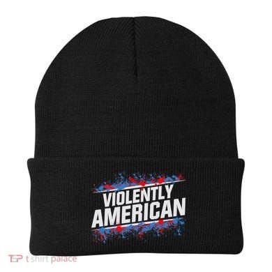 The Fat Electrician Violently American Beanie