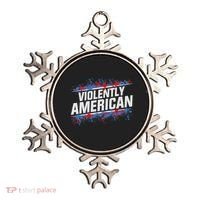 The Fat Electrician Violently American Ornament thumb 0