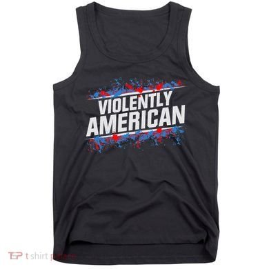 The Fat Electrician Violently American Tank Top