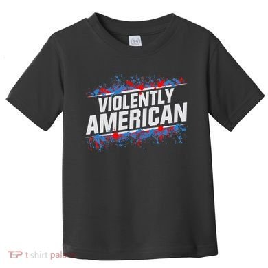The Fat Electrician Violently American Toddler T-Shirt