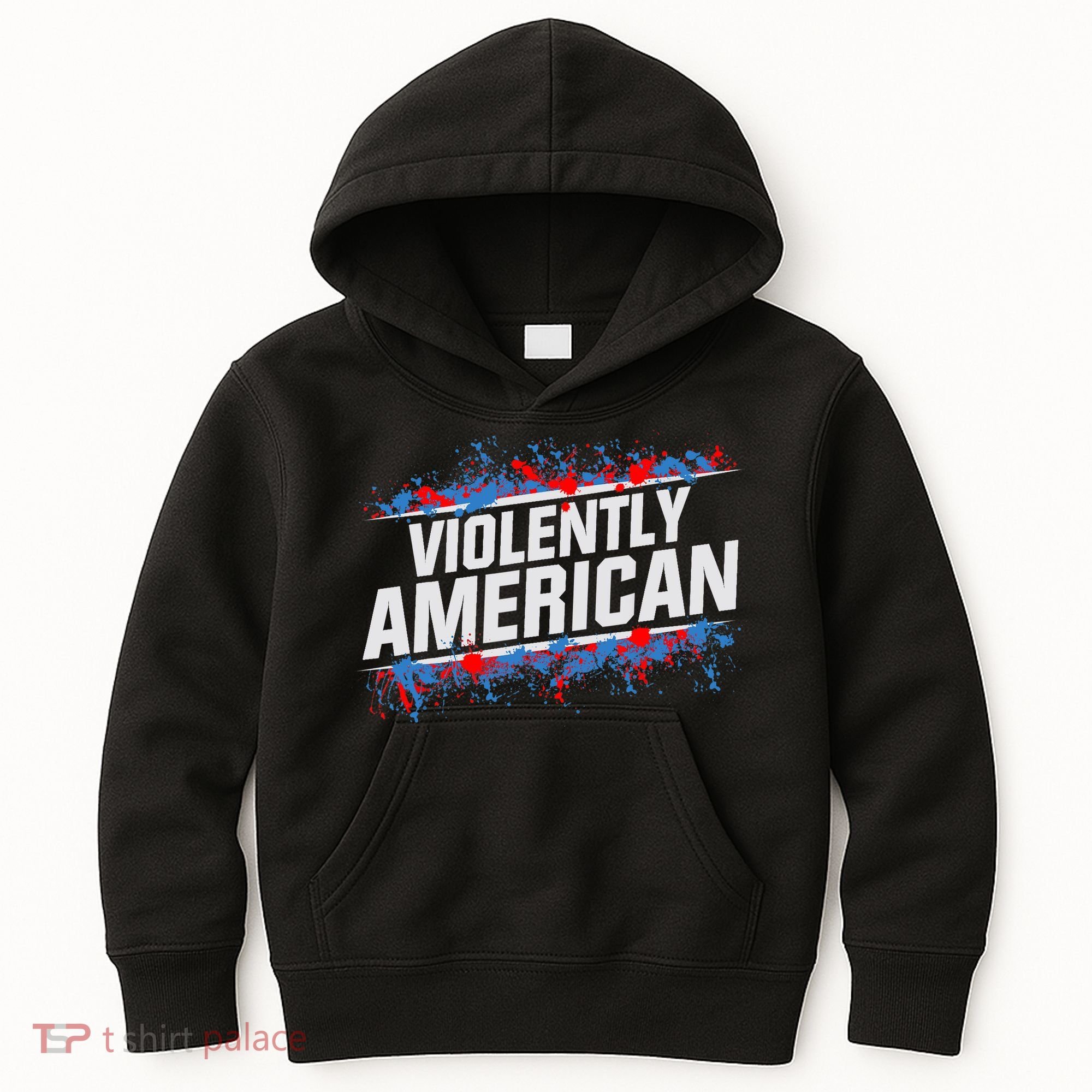The Fat Electrician Violently American Kids Hoodie