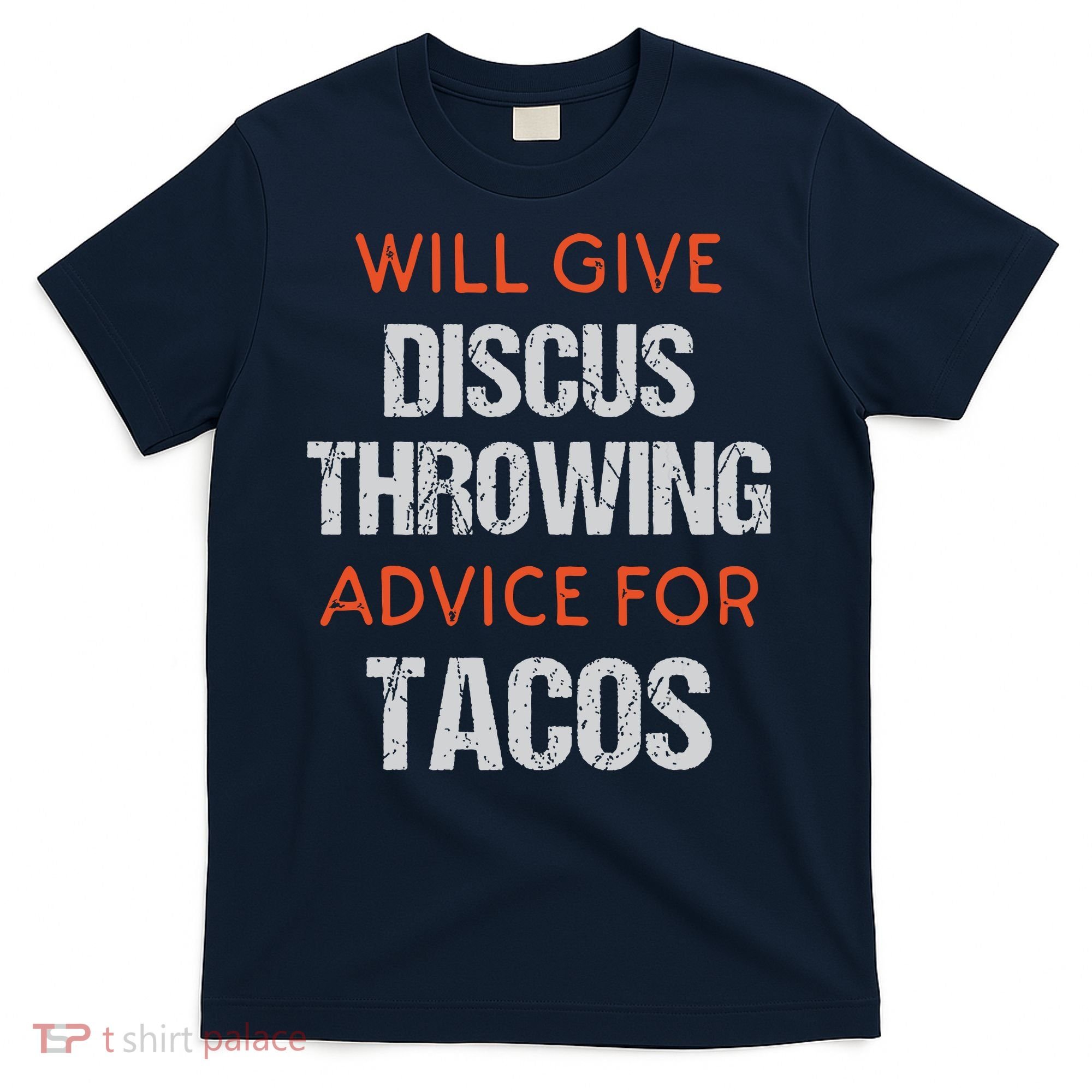 Track Field Events Throwing Humor Funny Discus Thrower T-Shirt