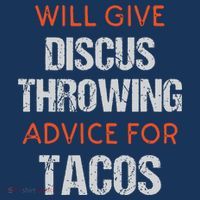 Track Field Events Throwing Humor Funny Discus Thrower T-Shirt thumb 7