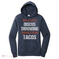 Track Field Events Throwing Humor Funny Discus Thrower Women's Hoodie thumb 0