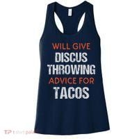 Track Field Events Throwing Humor Funny Discus Thrower Women's Tank Top thumb 0
