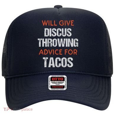 Track Field Events Throwing Humor Funny Discus Thrower Hat