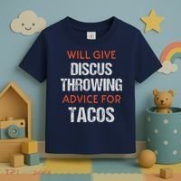 Track Field Events Throwing Humor Funny Discus Thrower Toddler T-Shirt thumb 3