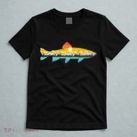 Trout Fly Fishing Outdoor Forest Nature Wildlife Fisherman T-Shirt thumb 5