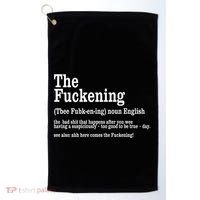 The Fuckening Funny Definition Meaning Offensive Joke Golf Towel thumb 0