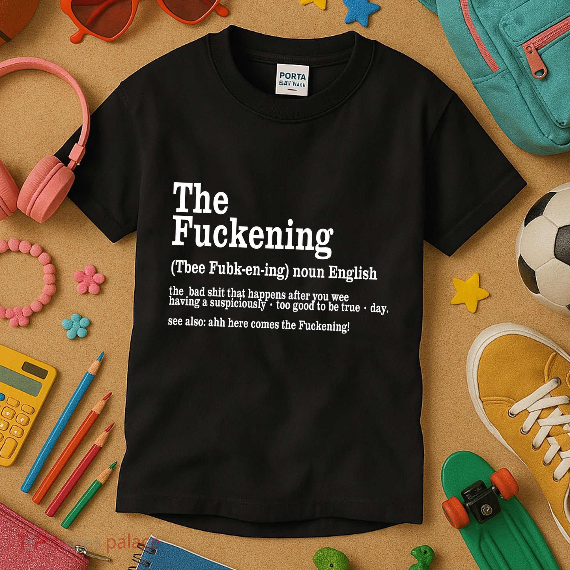 The Fuckening Funny Definition Meaning Offensive Joke Kids T-Shirt