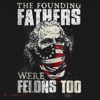 The Founding Fathers Were Felons Too Women's Hoodie thumb 2