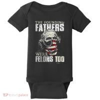 The Founding Fathers Were Felons Too Baby Bodysuit thumb 0