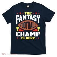 The Fantasy Football Champ Is Here Champion Draft League Premium T-Shirt thumb 0