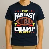 The Fantasy Football Champ Is Here Champion Draft League Premium T-Shirt thumb 3