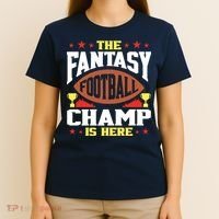 The Fantasy Football Champ Is Here Champion Draft League Premium T-Shirt thumb 4
