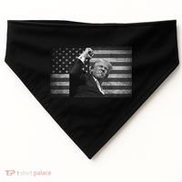 Trump Fight For Freedom 2024 Patriot USA-Made Doggie Bandana thumb 0