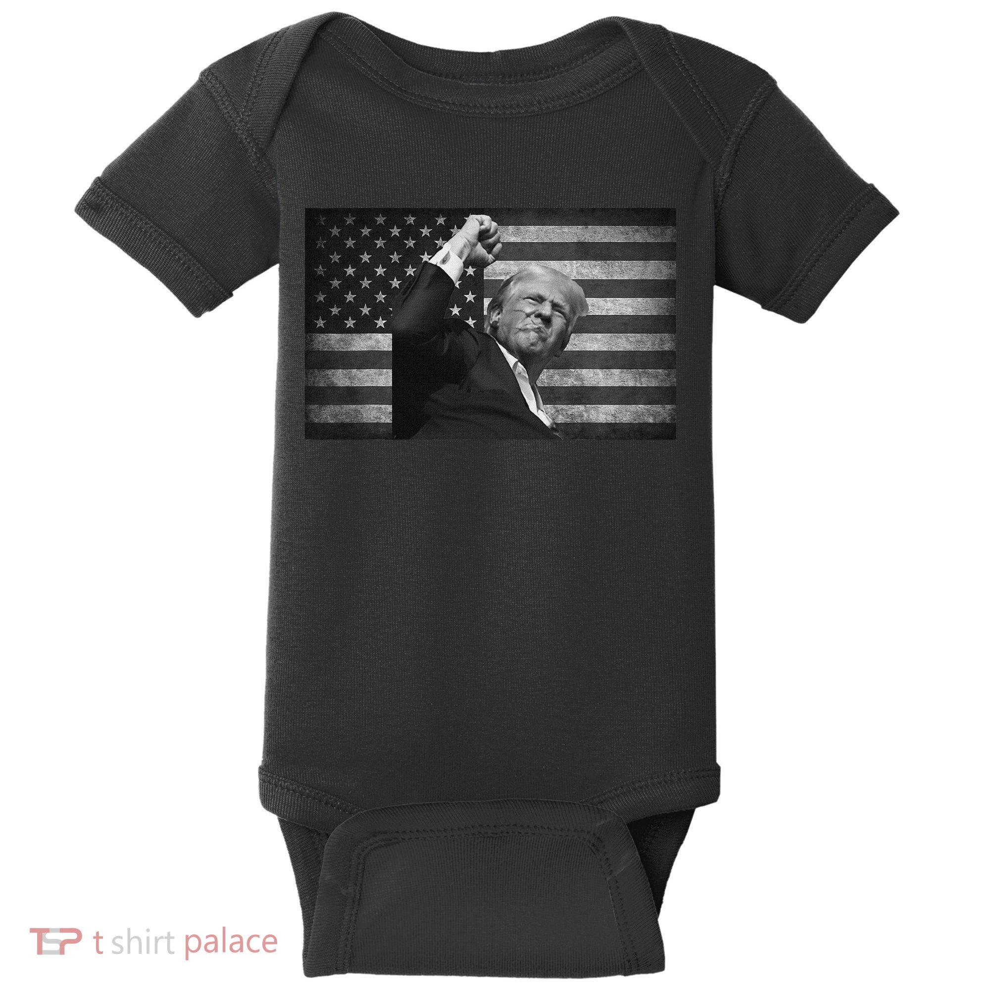 Trump Fight For Freedom 2024 Patriot Baby Bodysuit