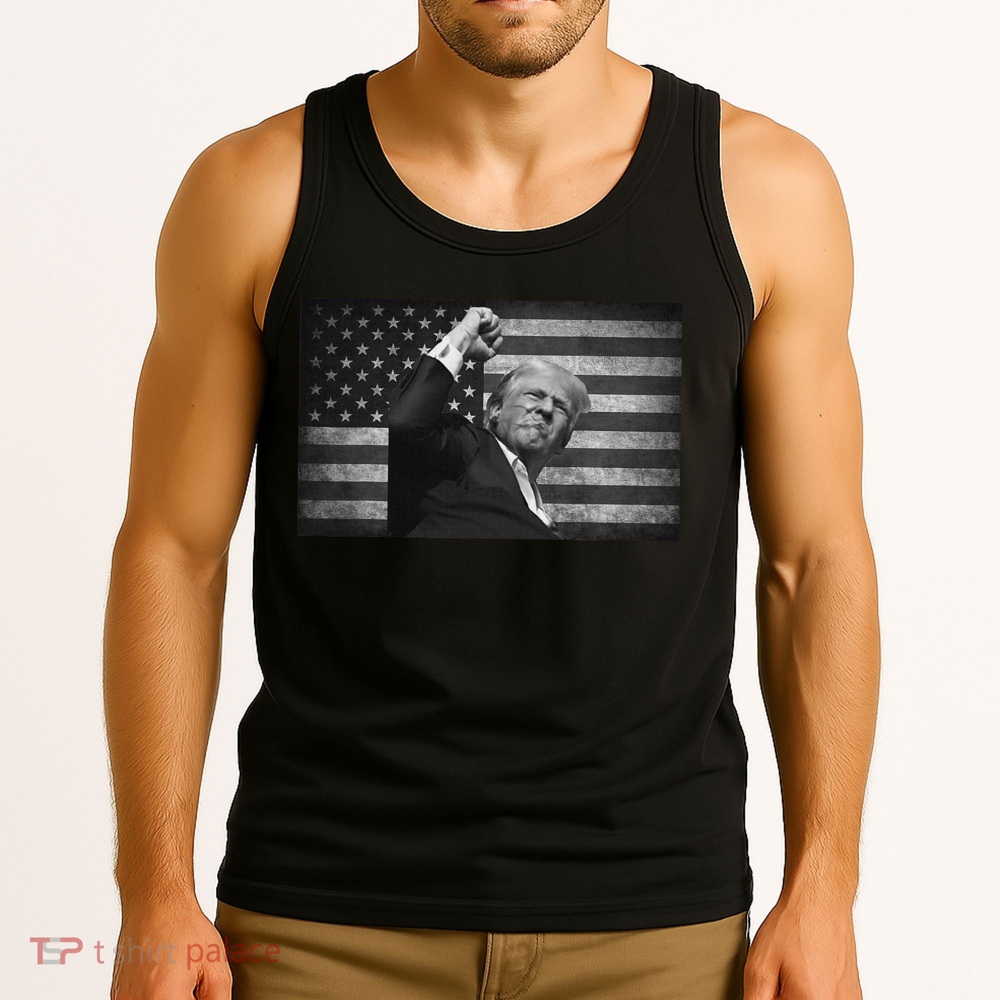 Trump Fight For Freedom 2024 Patriot Tank Top