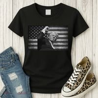 Trump Fight For Freedom 2024 Patriot Women's T-Shirt thumb 3
