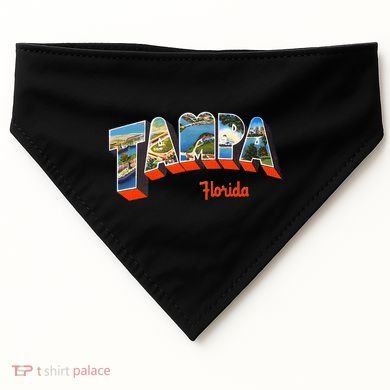 Tampa Florida Fl USA-Made Doggie Bandana
