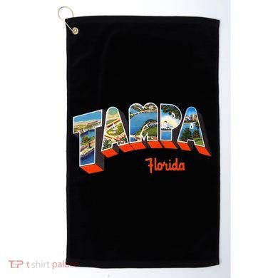 Tampa Florida Fl Golf Towel
