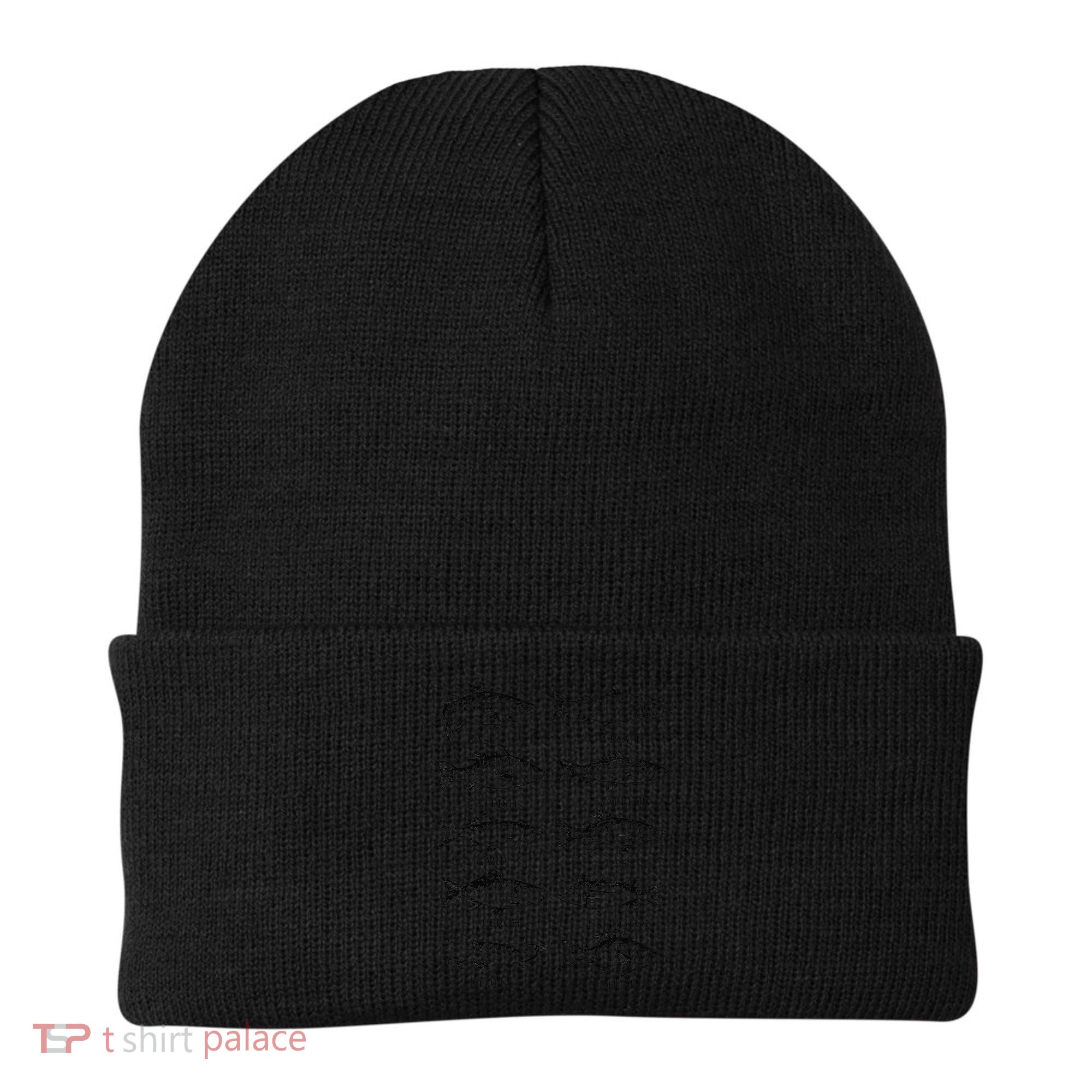 Types Freshwater Fish Funny Fisherman Beanie